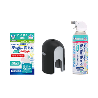 【介護に】アース製薬 ヘルパータスケ 良い香りに変える消臭セット 3点 1,078円の送料関係費のみ！