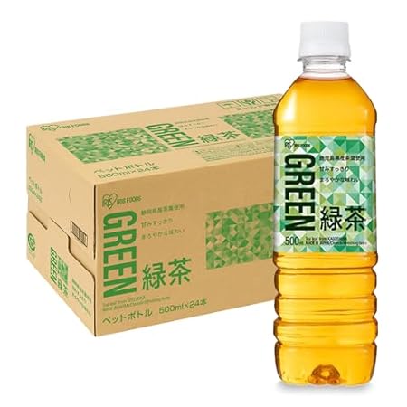 【再掲】アイリスオーヤマ 緑茶 500ml×24本 1,093円（45.5円/本）！プライム会員送料無料！