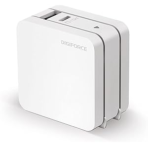 DIGIFORCE 最大65W出力USB急速充電器 USB-C & USB-A 960円！プライム会員は送料無料！